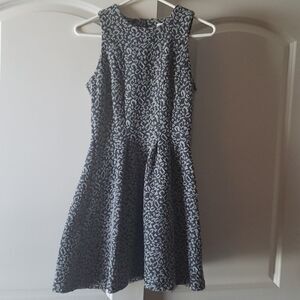 JACK by BB Dakota Grey Cheetah Dress Sz S